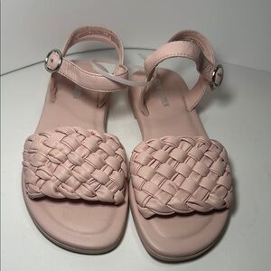 Steve Madden JKarina Braided Strappy Pink Sandal Size 2